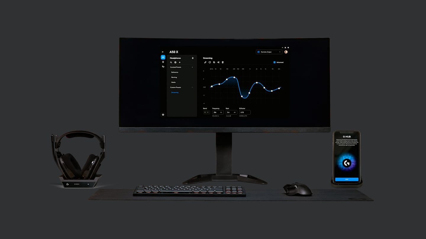 LOGITECH G HUB + G MOBILE APP